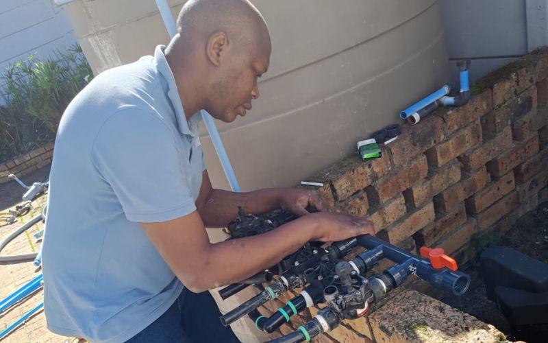 Residential property serviced by KMG Water Engineering